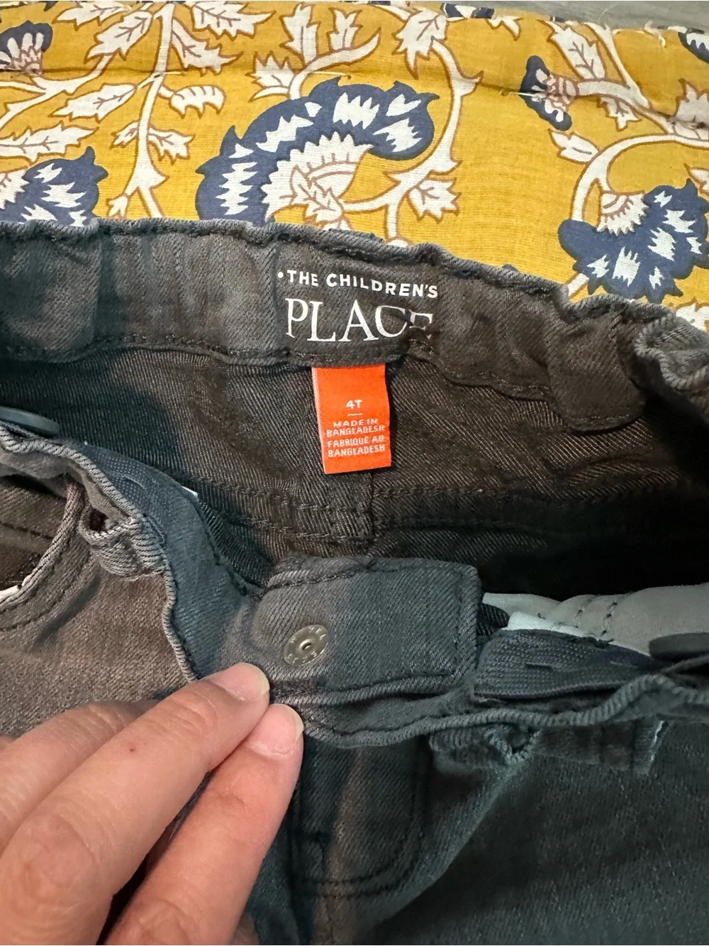 The Children's Place Gray Denim Jean Shorts